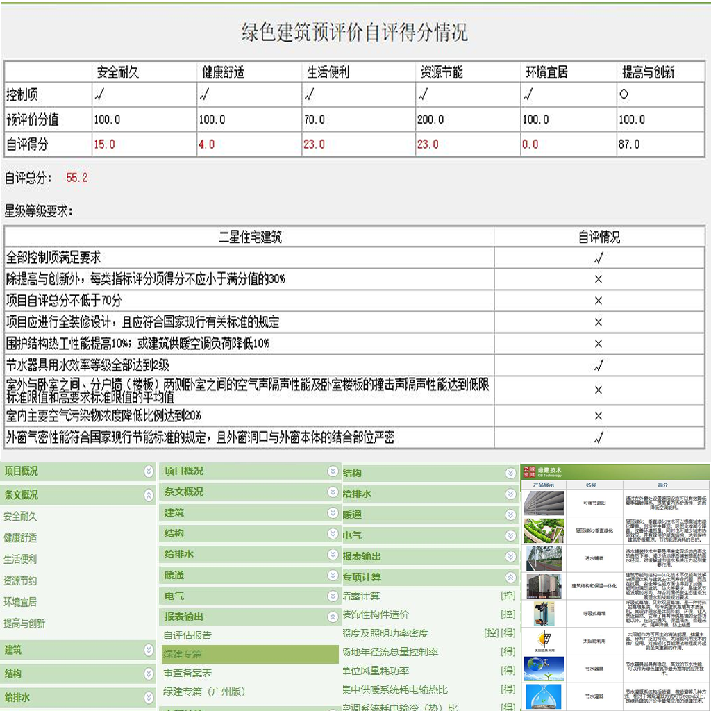 升級：增加與新國標匹配的綠建專項計算模塊面世——“綠色建筑設(shè)計評價軟件”精細化標靶化升級