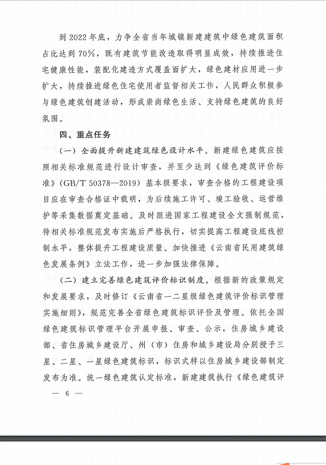 關(guān)于印發(fā)云南省綠色建筑創(chuàng)建行動(dòng)實(shí)施方案的通知 關(guān)于印發(fā)云南省綠色建筑創(chuàng)建行動(dòng)實(shí)施方案的通知