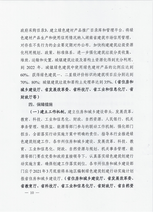 湖南省住房和城鄉(xiāng)建設(shè)廳等12部門關(guān)于印發(fā)湖南省綠色建筑創(chuàng)建行動(dòng)實(shí)施方案的通知