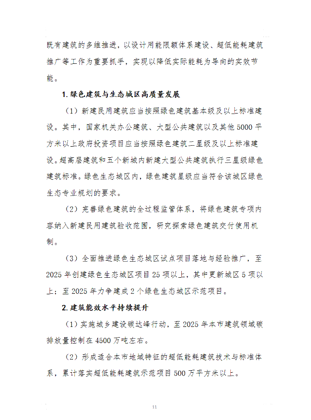 上海市住房和城鄉(xiāng)建設(shè)管理委員會(huì)關(guān)于印發(fā)《上海市綠色建筑“十四五”規(guī)劃》的通知