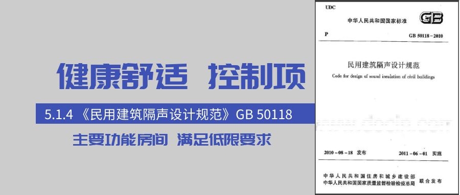 5.1.4A室內噪聲級和隔聲性能