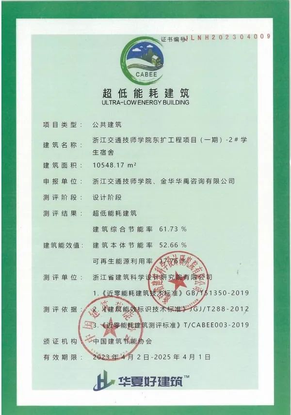 項目案例丨浙江5個文教類超低能耗建筑