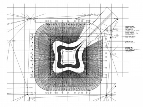 西歐大型國家館建筑施工圖（上海知名大學設(shè)計院設(shè)計）