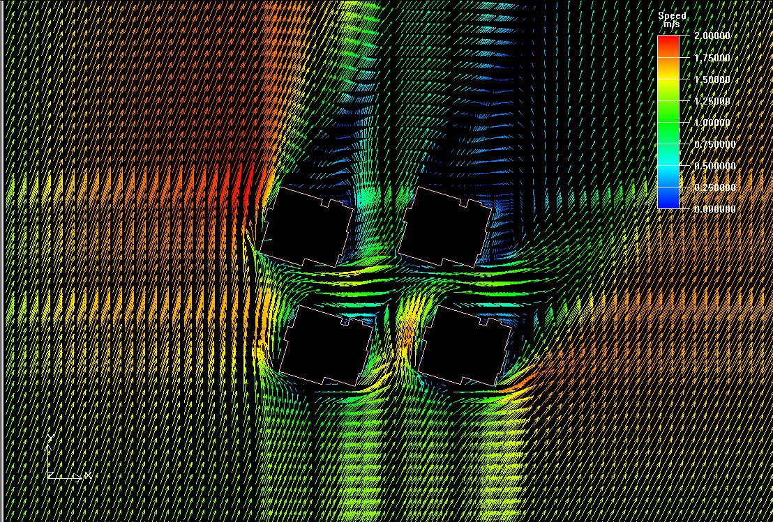 住宅小區(qū)風(fēng)環(huán)境模擬評(píng)價(jià)示例