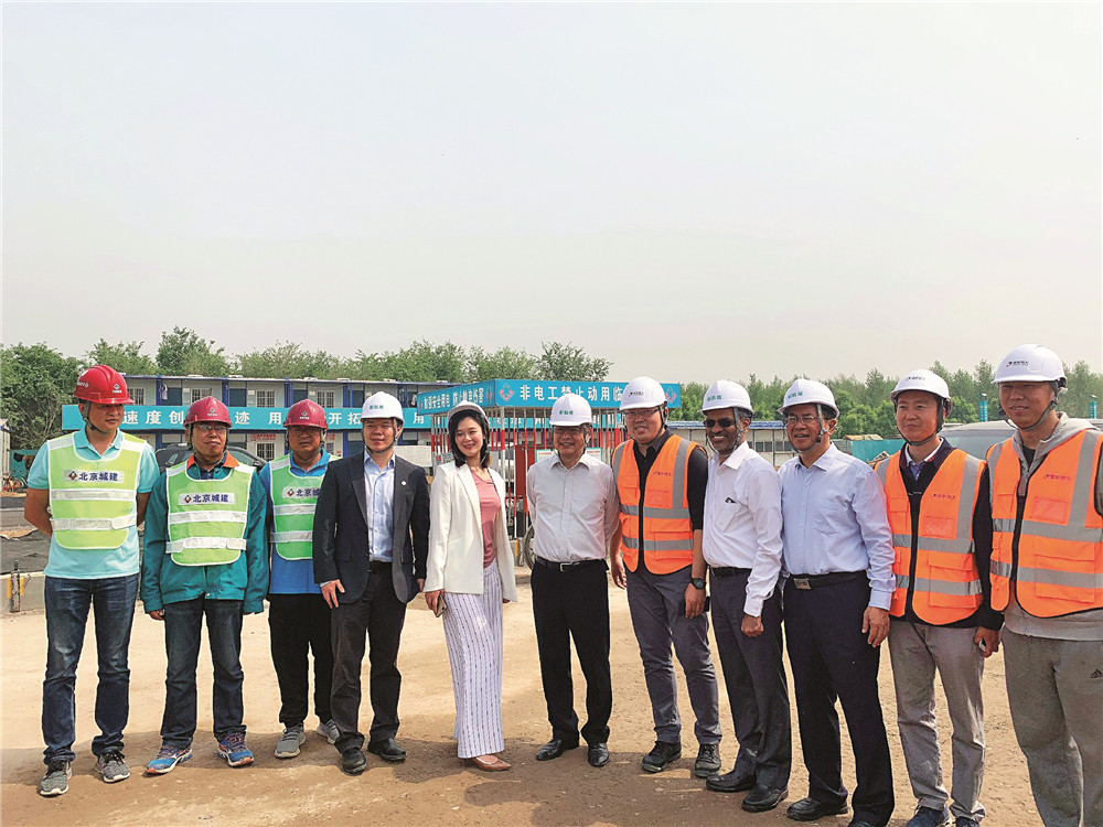 2019年5月 USGBC一行參觀建設(shè)中的全球首個LEED for Cities規(guī)劃與設(shè)計預(yù)認證項目北京大興國際機場臨空經(jīng)濟區(qū)（北京部分）