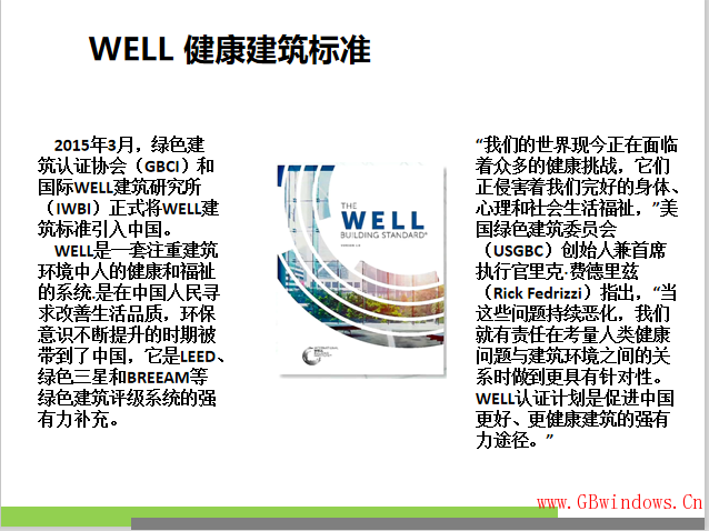 WELL 健康建筑體系—關(guān)于 WELL 和 WELL AP