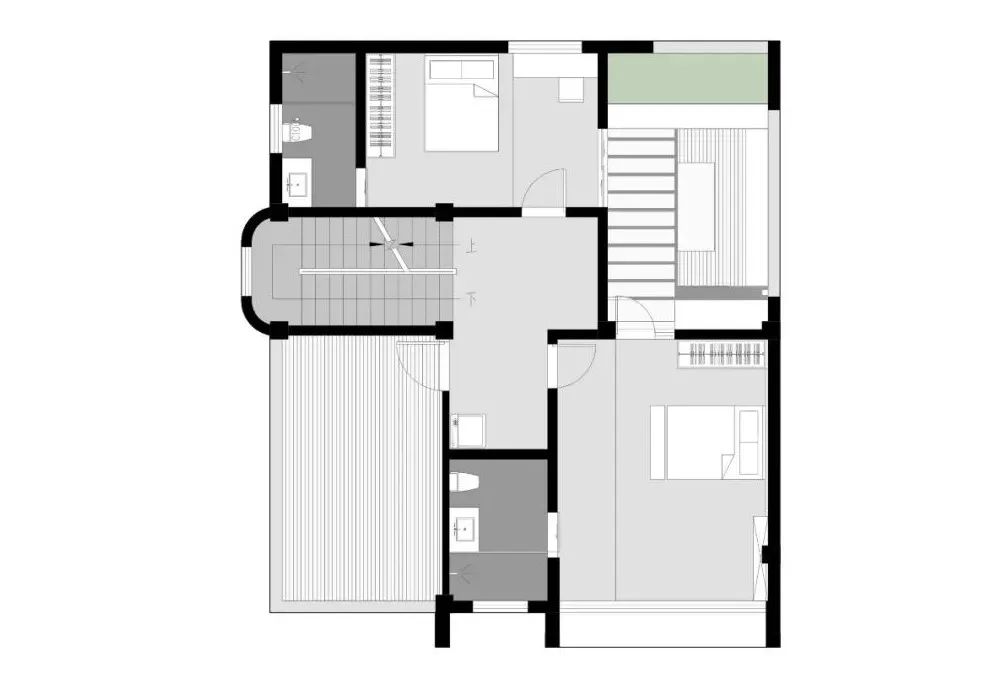 廢棄30年的舊宅，建筑師改后不僅清爽通透，還多了1間房和2個(gè)院子